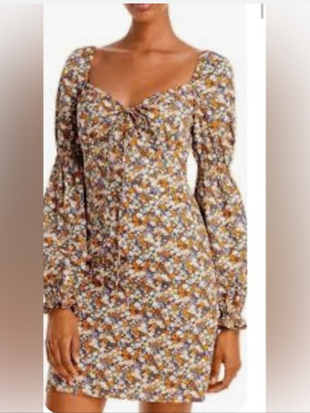 Bardot Floral Print Mini Dress Size XL